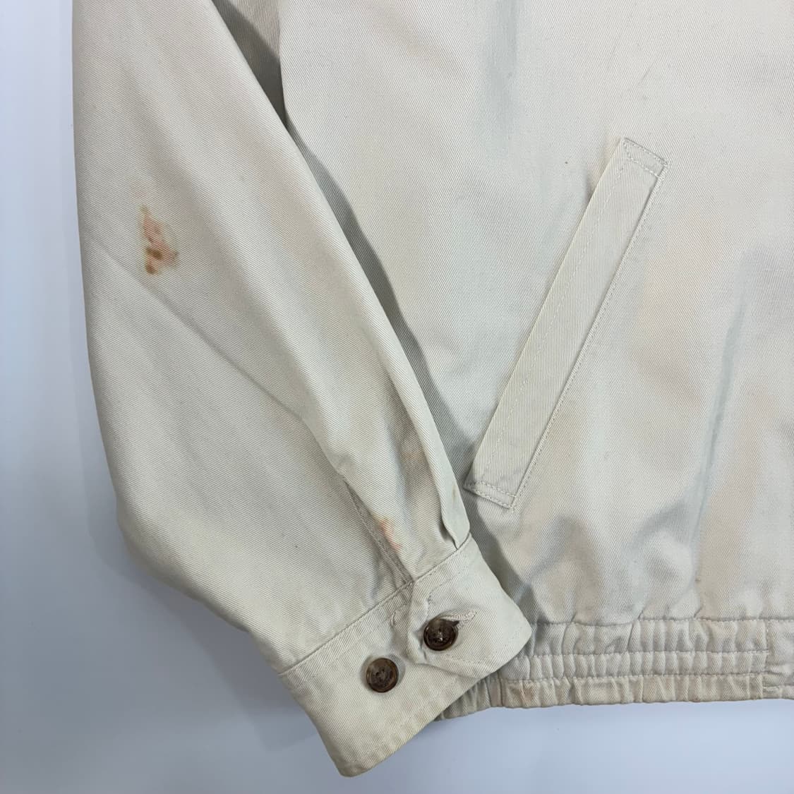 Polo  폴로 랄프로렌 자수 코튼 크림 스윙톱 자켓  상품이미지4