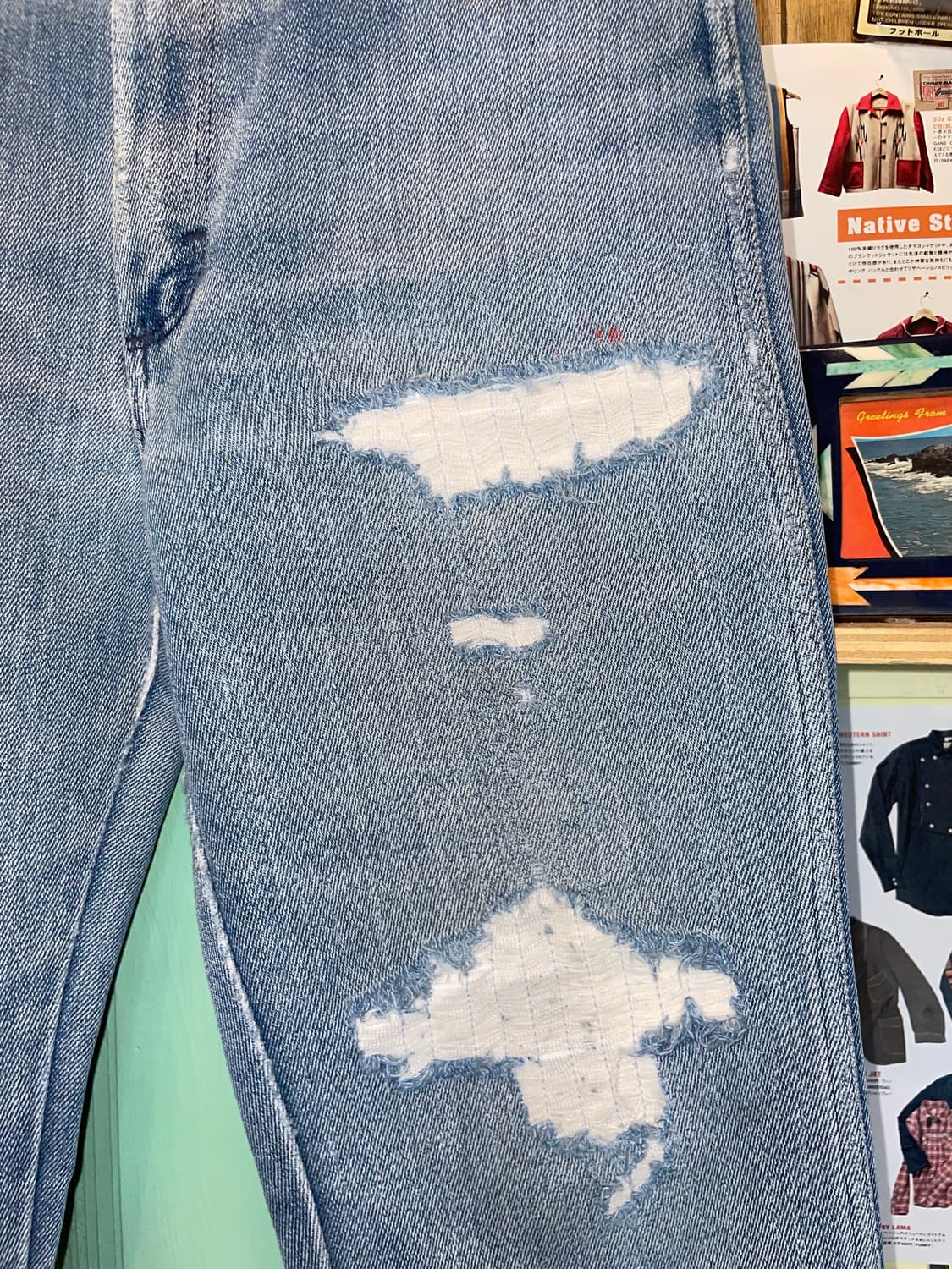 80-90's Vintage Wrangler Slim Fit Jeans 상품이미지3