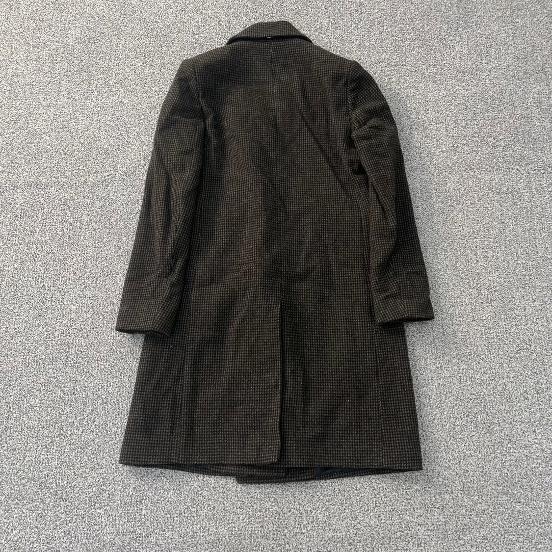XS 타미힐피거 체크 더블 롱 코트 0304S1 상품이미지4