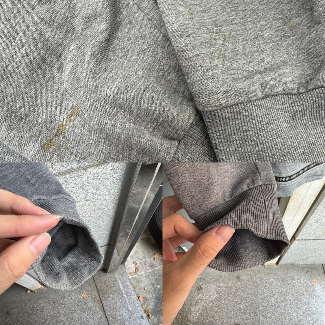 디젤 라인 지퍼 디테일 맨투맨 상품이미지8