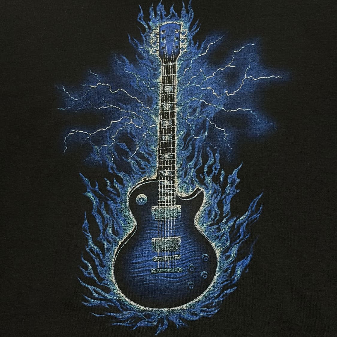 00s 미국 빈티지 플레임 기타 후드티 후드집업 상품이미지3