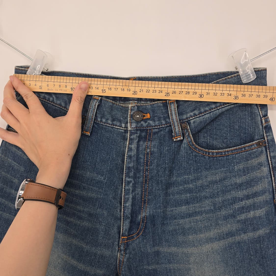 빈티지 워싱 카고 데님 M 상품이미지3