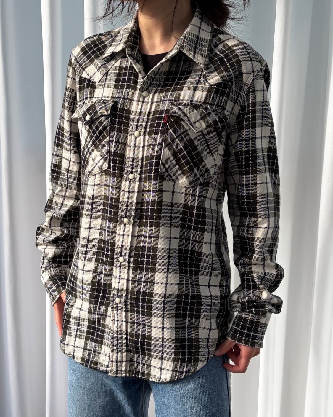[S]리바이스 Levi's 플란넬 웨스턴 셔츠 상품이미지3