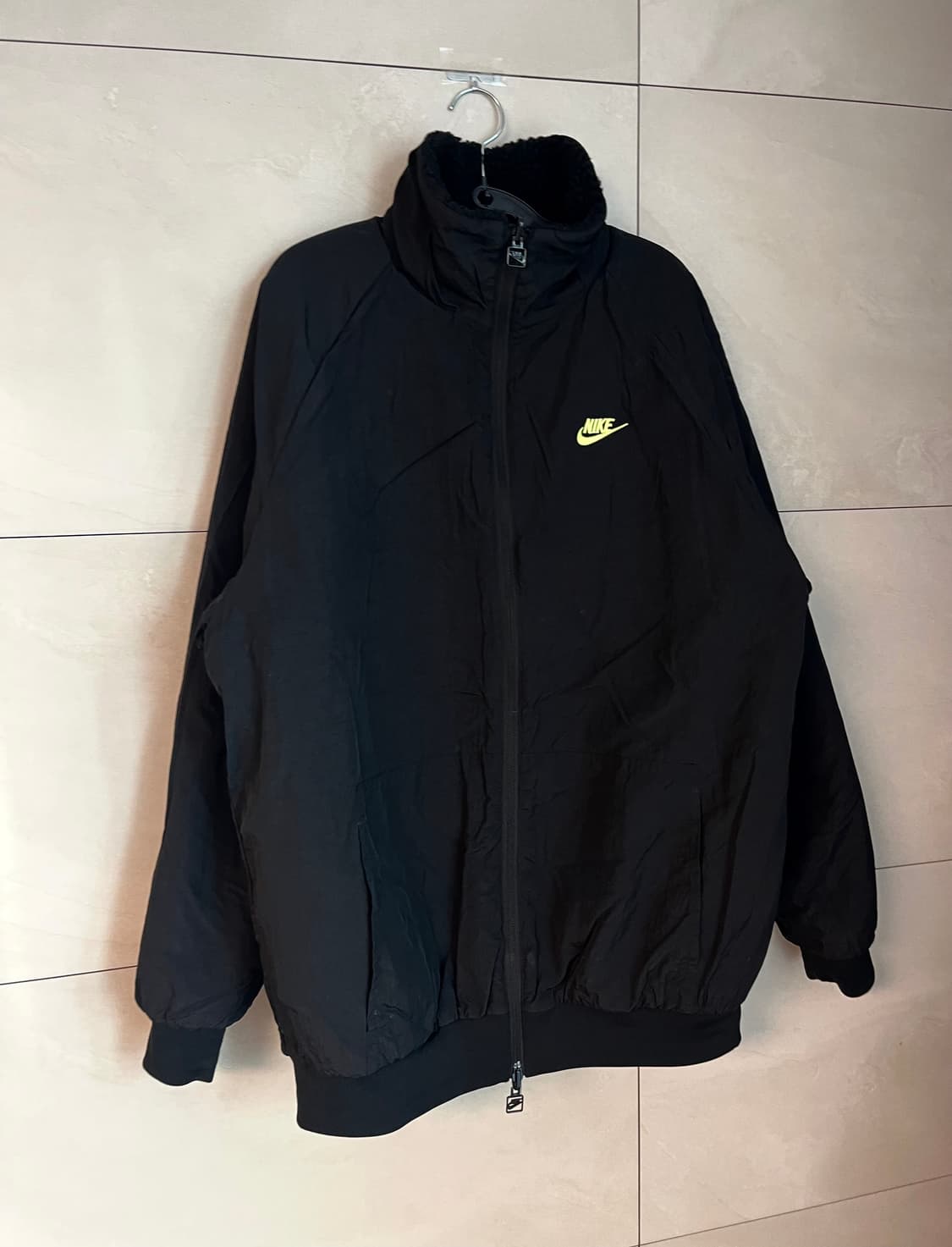 나이키 빅 스우시 리버시블 자켓 블랙 볼트 [L] 상품이미지5