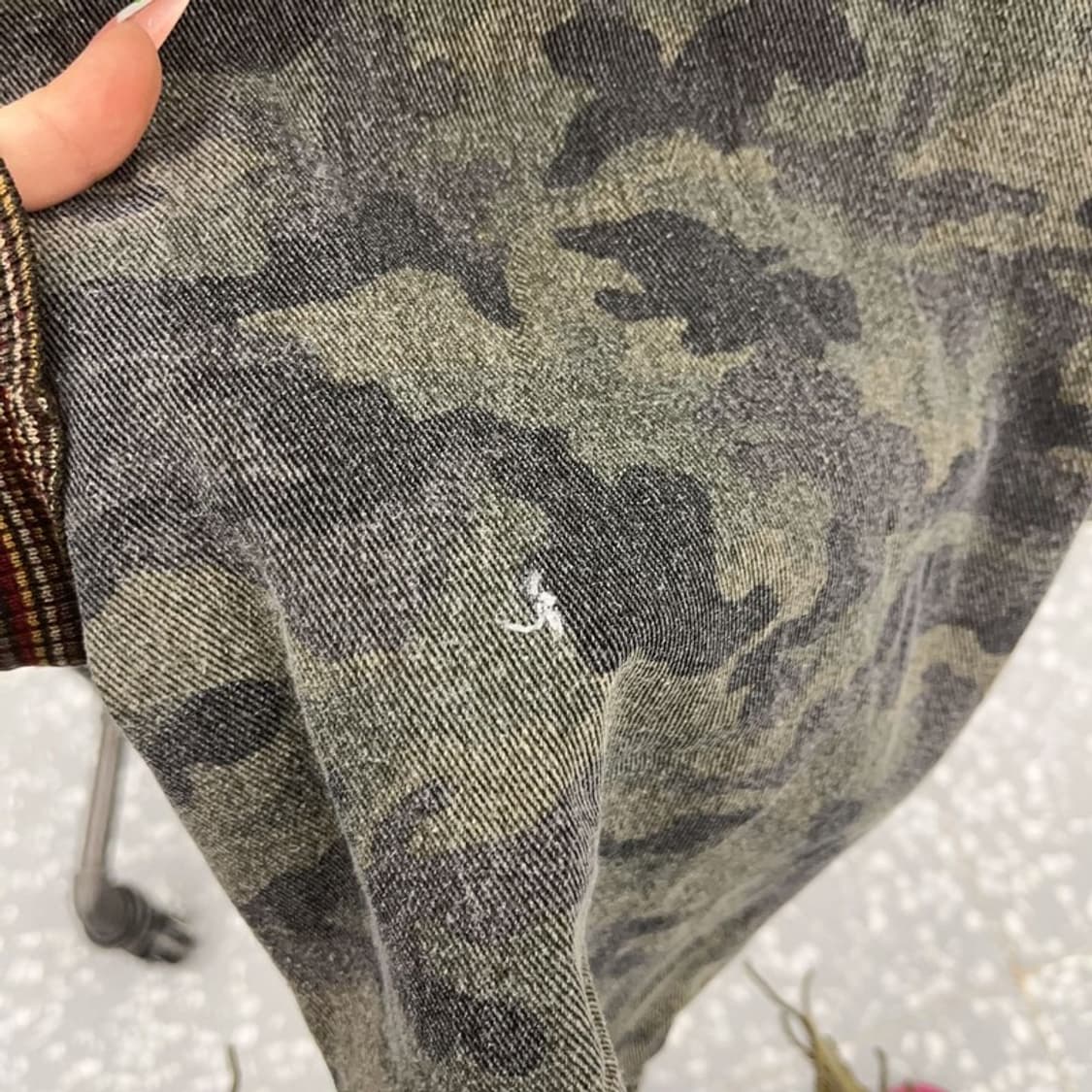 아반 빈티지 밀리터리 카모플라주 코튼팬츠 면바지 XS C09104 상품이미지6