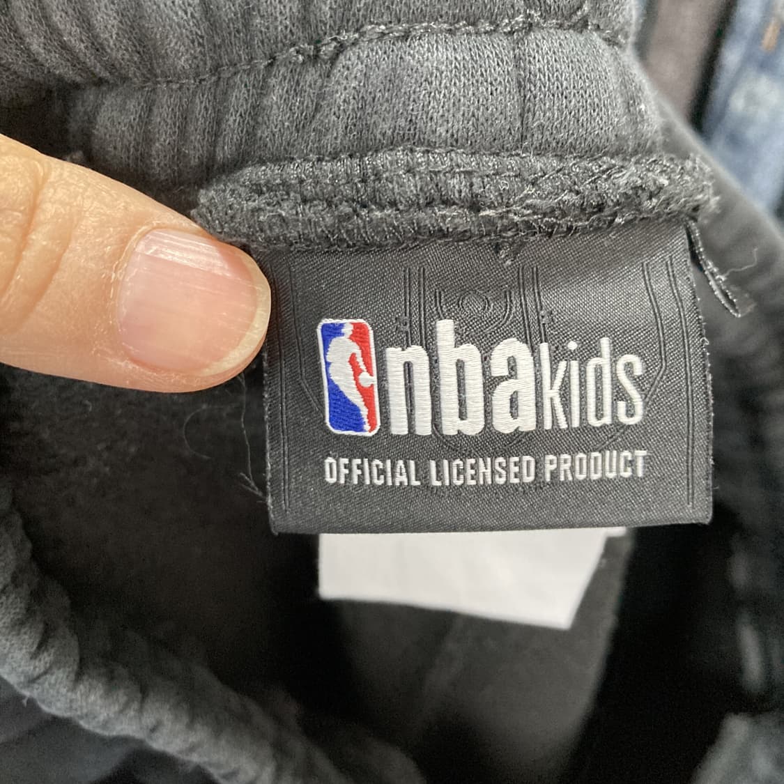 NBA 주니어 트레이닝조거팬츠 블랙 160 여성S 상품이미지4