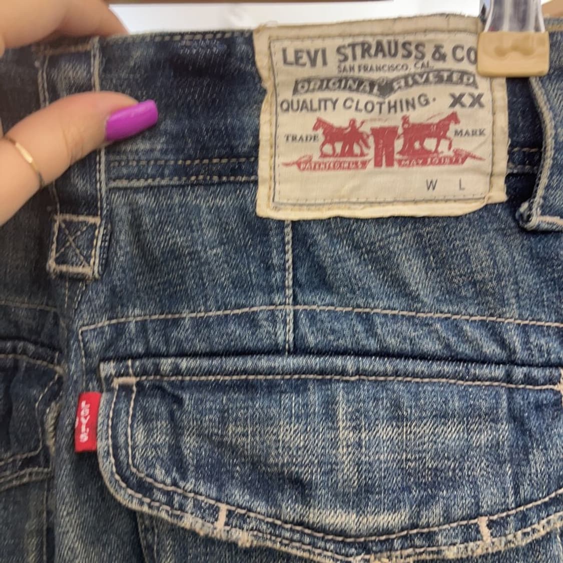리바이스 올드스쿨 키치 카고 데님팬츠 31인치 C06956 상품이미지5