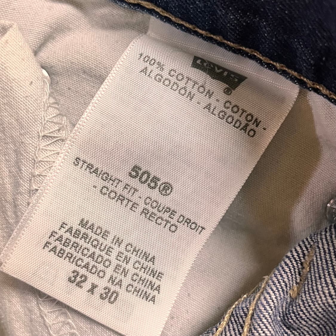 리바이스 505 데님팬츠 W32 L30 상품이미지5