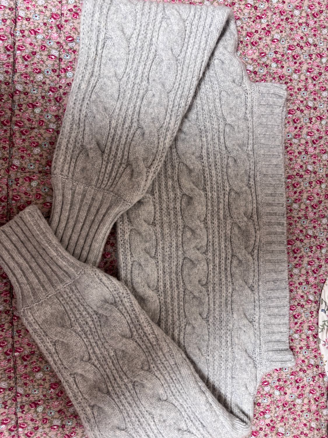 쓰리타임즈 버니 볼레로 라이트 그레이 상품이미지4