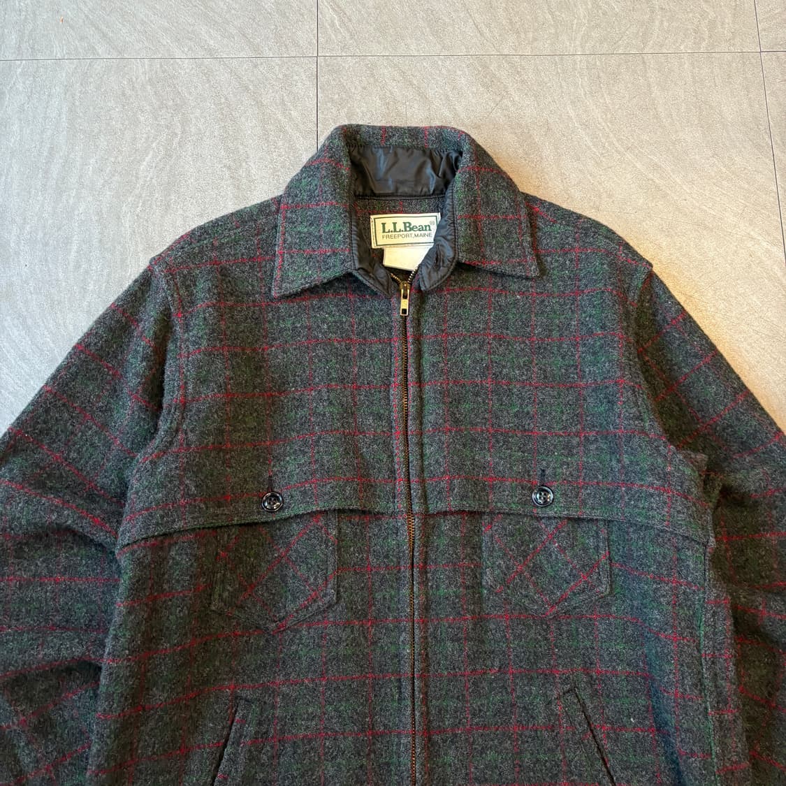 90년대 생산 90s L.L.bean 엘엘빈 울 자켓 상품이미지3