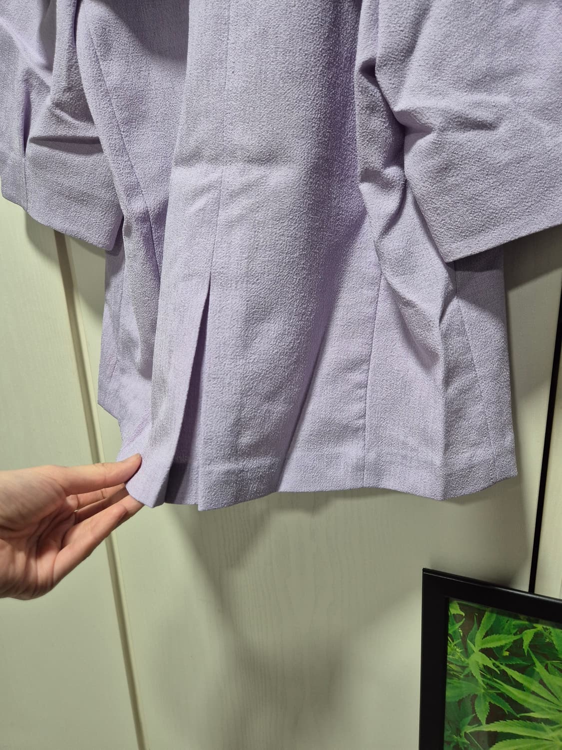 (세일)(새상품)코벳블랑 라벤더 반팔 블라우스 상품이미지8