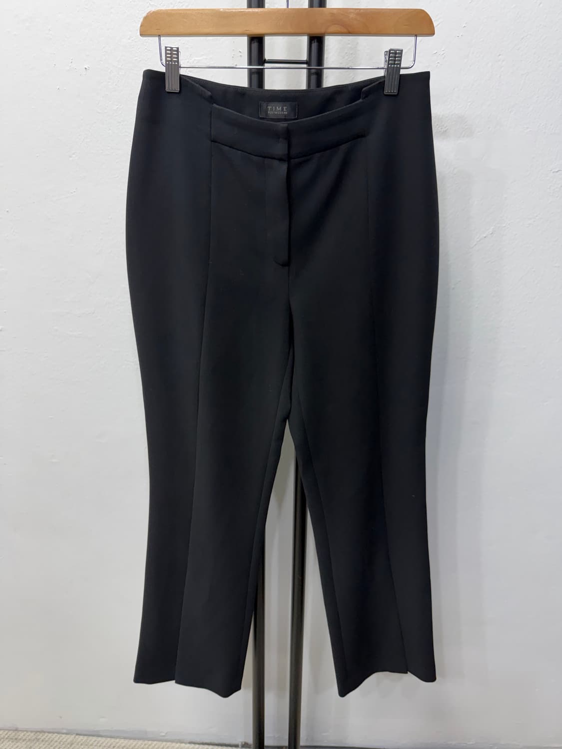 정품) TIME 타임 한섬 밑단절개 슬랙스 팬츠 67(28) 상품이미지1