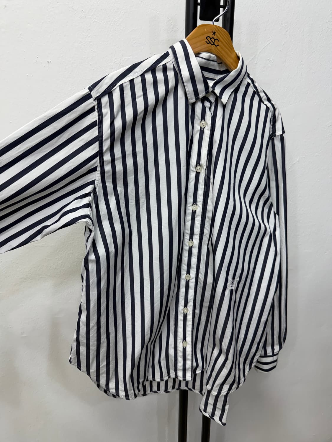 정품) 토템 여성 로고 오버 셔츠 S 상품이미지2