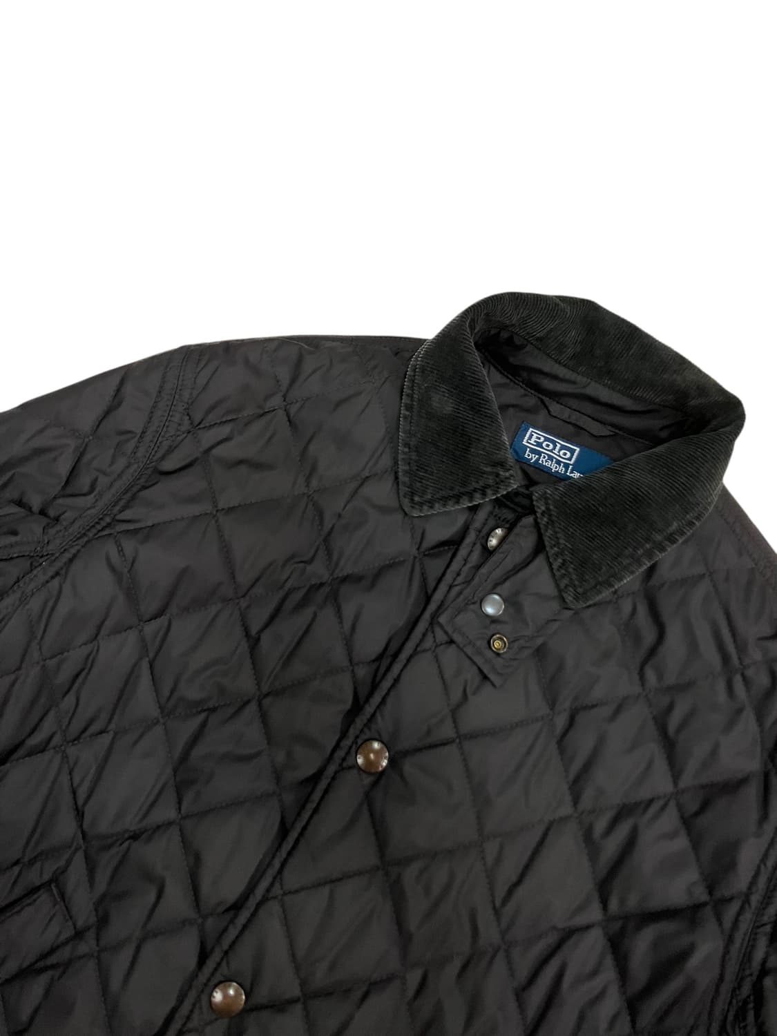 폴로 랄프로렌 블랙 퀼팅 점퍼 자켓 S 상품이미지2
