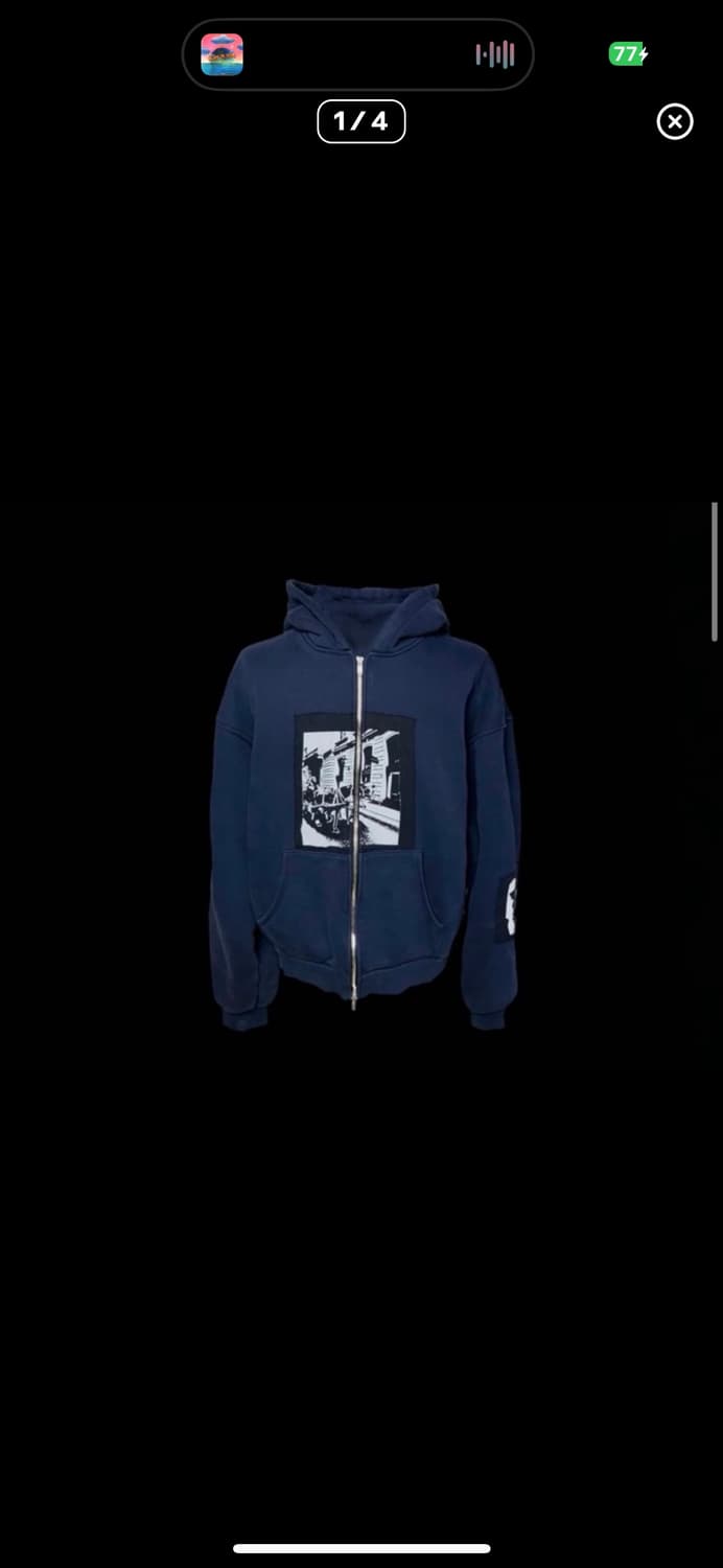 에모스텐스클럽 후드집업 네이비 1 상품이미지1