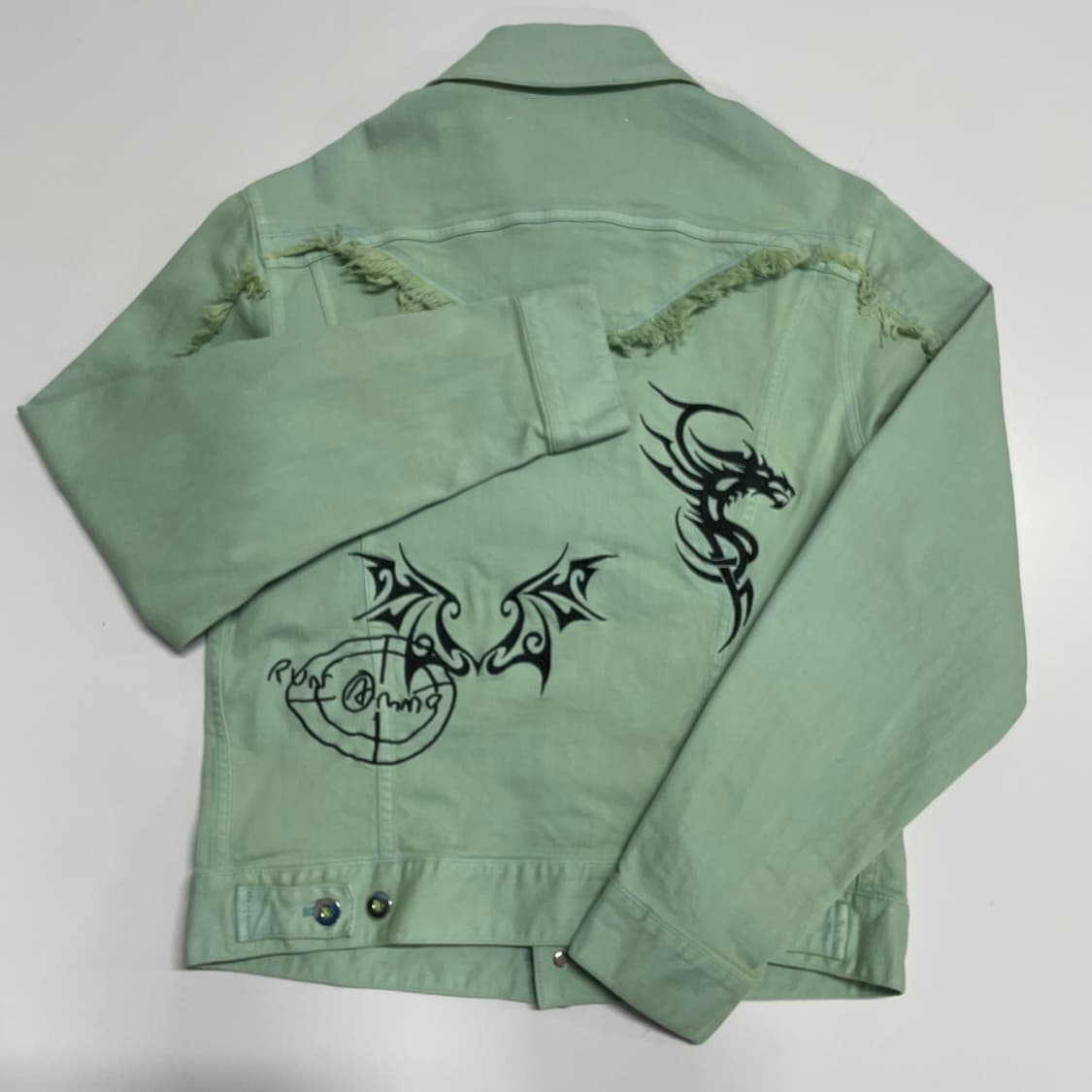 Sankuanz Graffiti Denim Jacket 상품이미지2