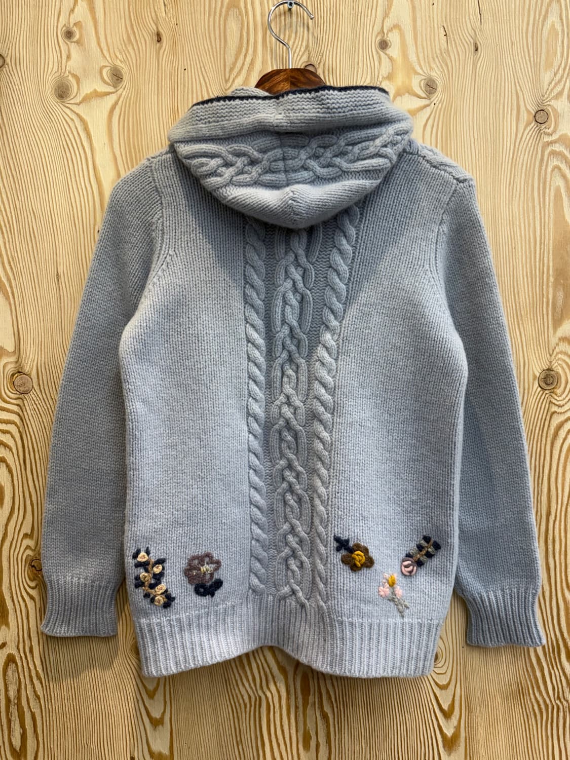 Bucolique 빈티지 플라워 후드 니트 상품이미지2