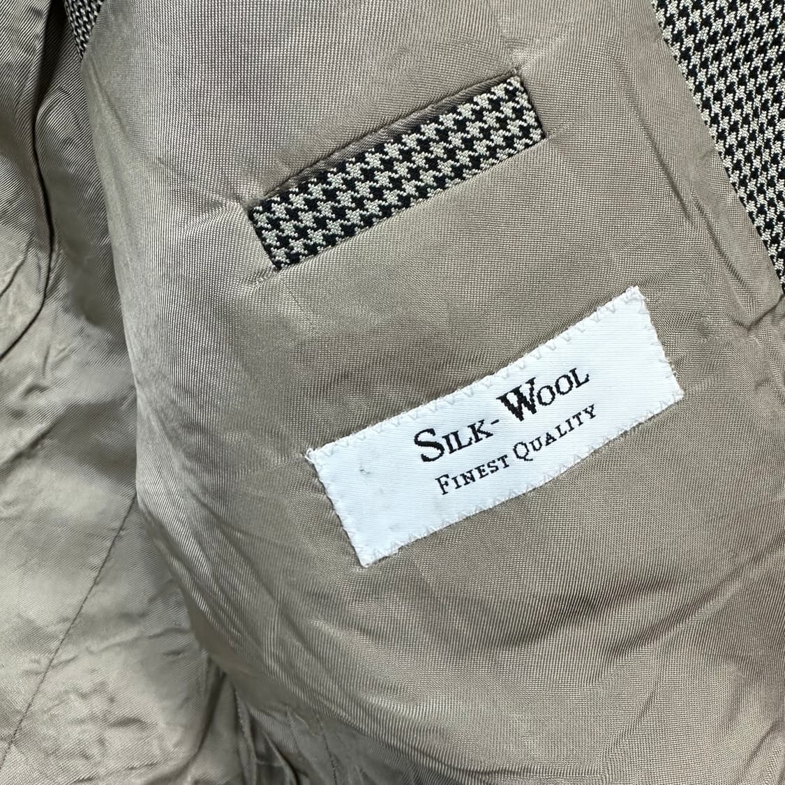 휴고보스 독일 정품 하운드투스 실크 울 자켓 상품이미지6