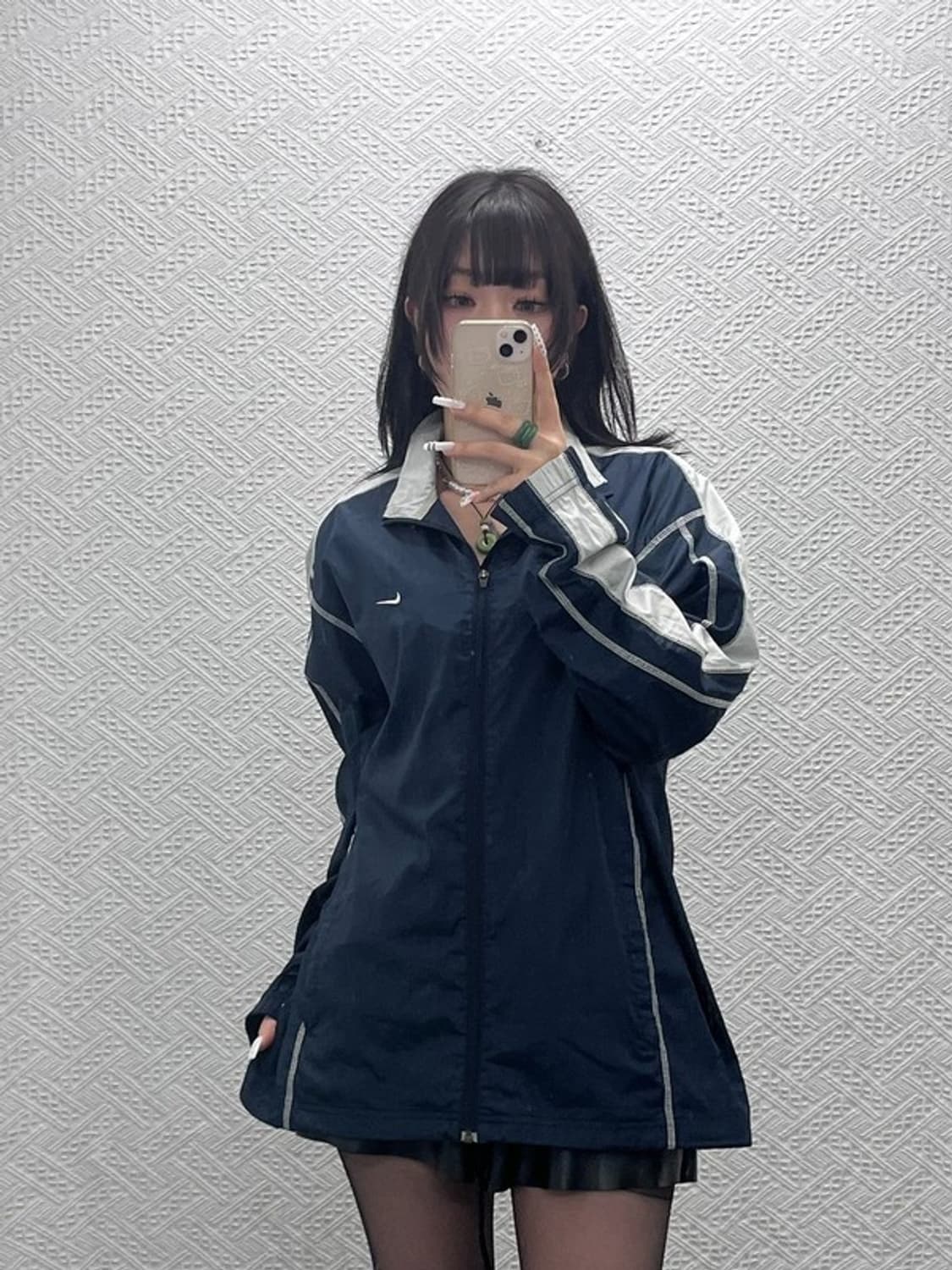 나이키 레트로 테크웨어 실버라인 바람막이 자켓 XL C10824 상품이미지1