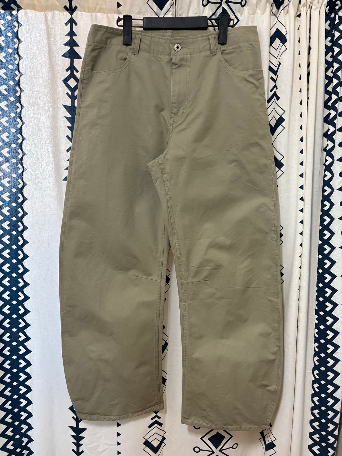 쿠어 딥 커브드 워시드 코튼팬츠 상품이미지3