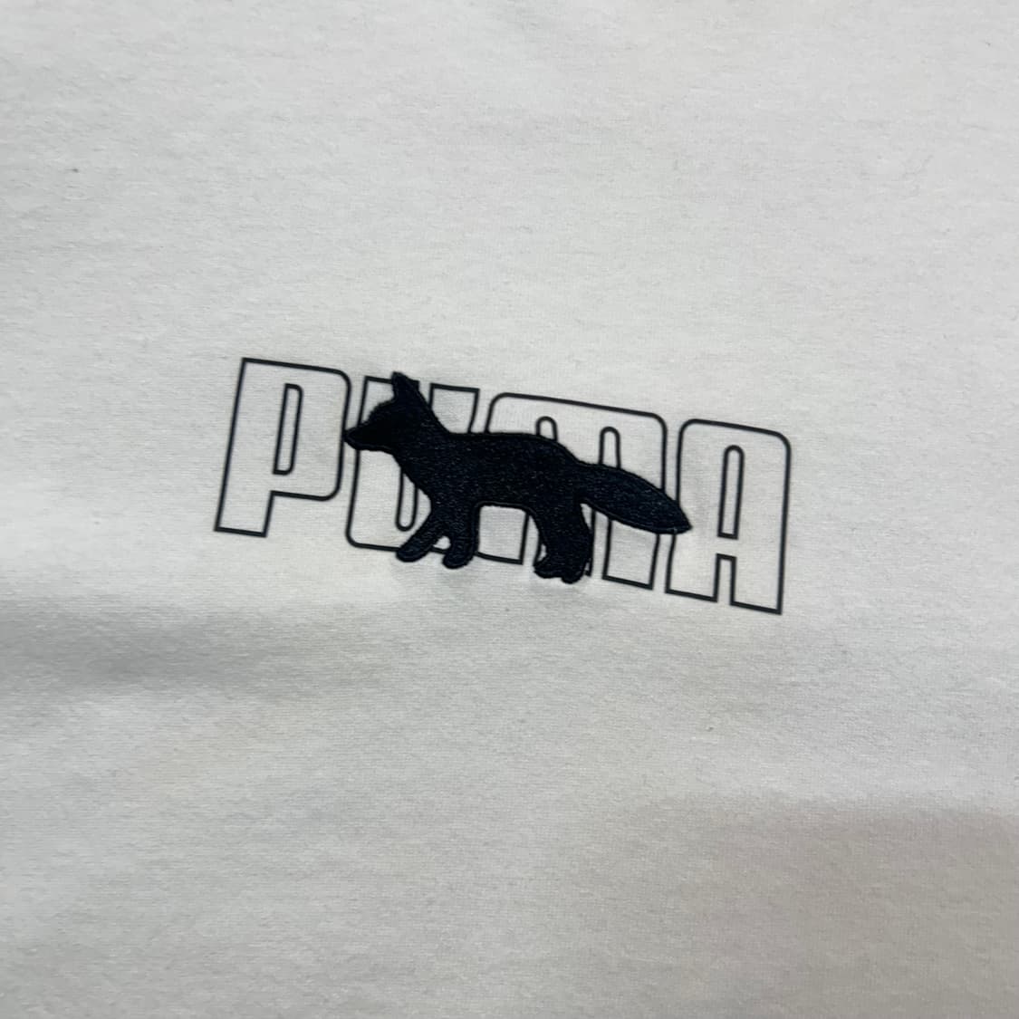 퓨마 X 메종키츠네 화이트 반팔티 상품이미지4