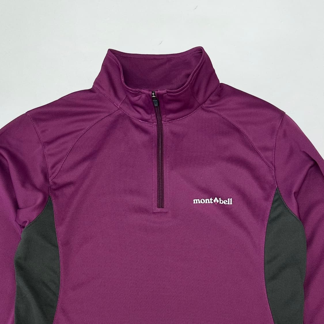 몽벨 일본판 하프 집업탑 새상품 상품이미지2