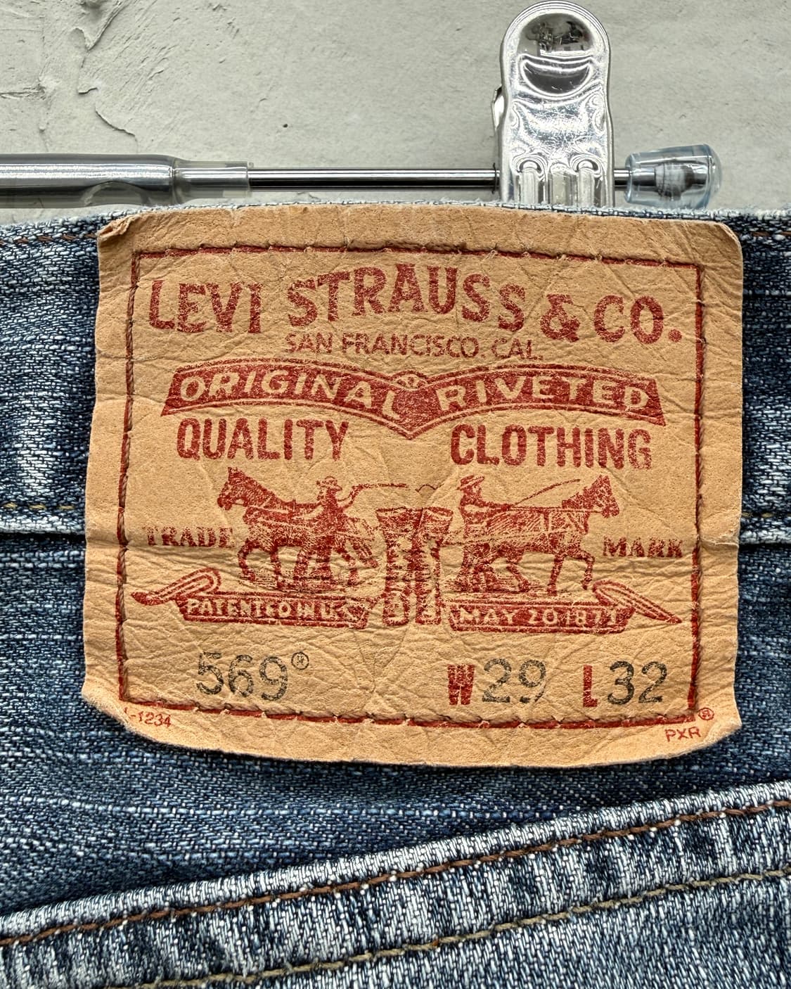 리바이스 00s 569 로우 스트레이트 핏 데님 팬츠 상품이미지9