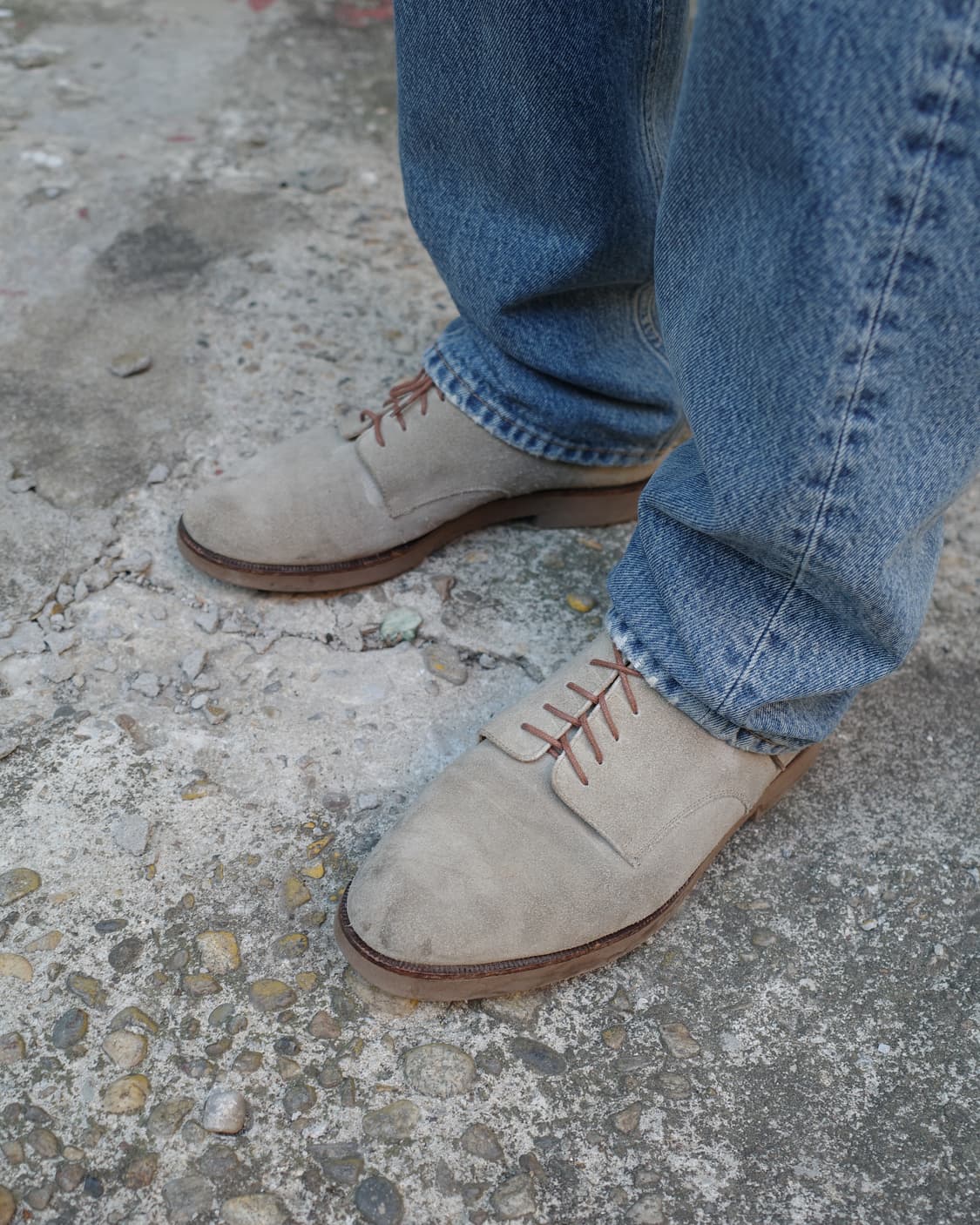 Emporio Armani Suede Derby Shoes 상품이미지2