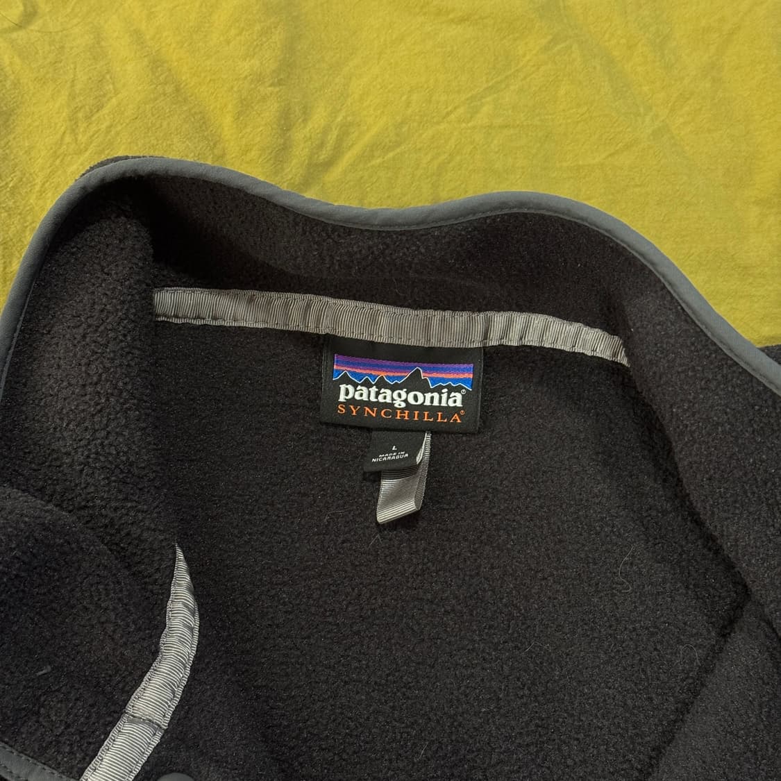 [L] 파타고니아 신칠라 블랙 포지 그레이 상품이미지3