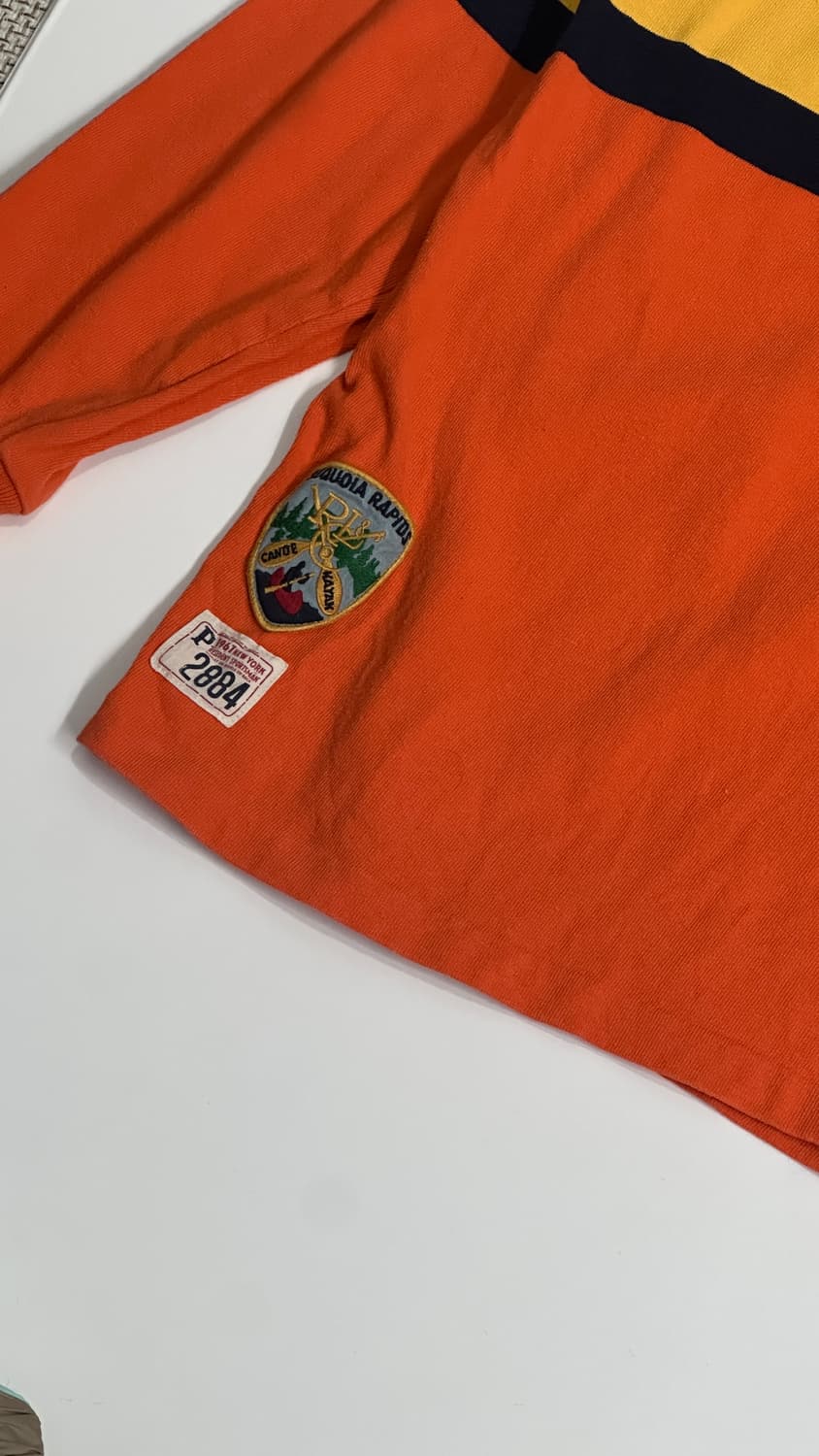 L 폴로 오렌지 럭비티셔츠  상품이미지2