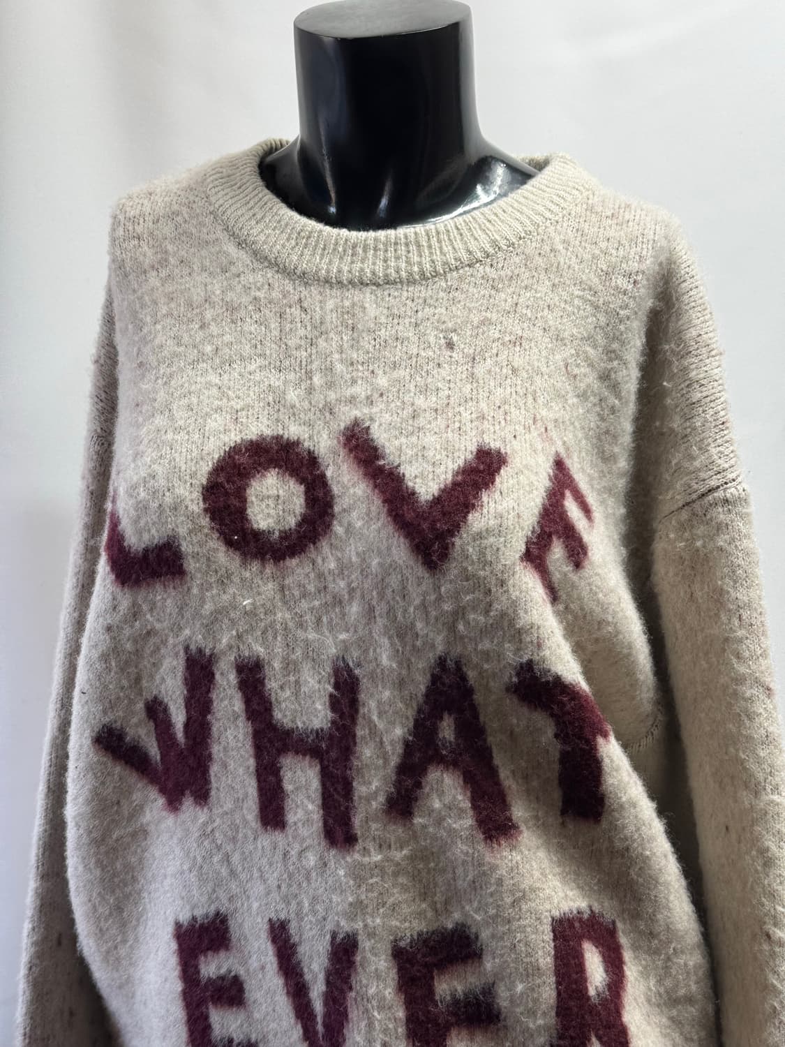 love what ever 니트 상품이미지2