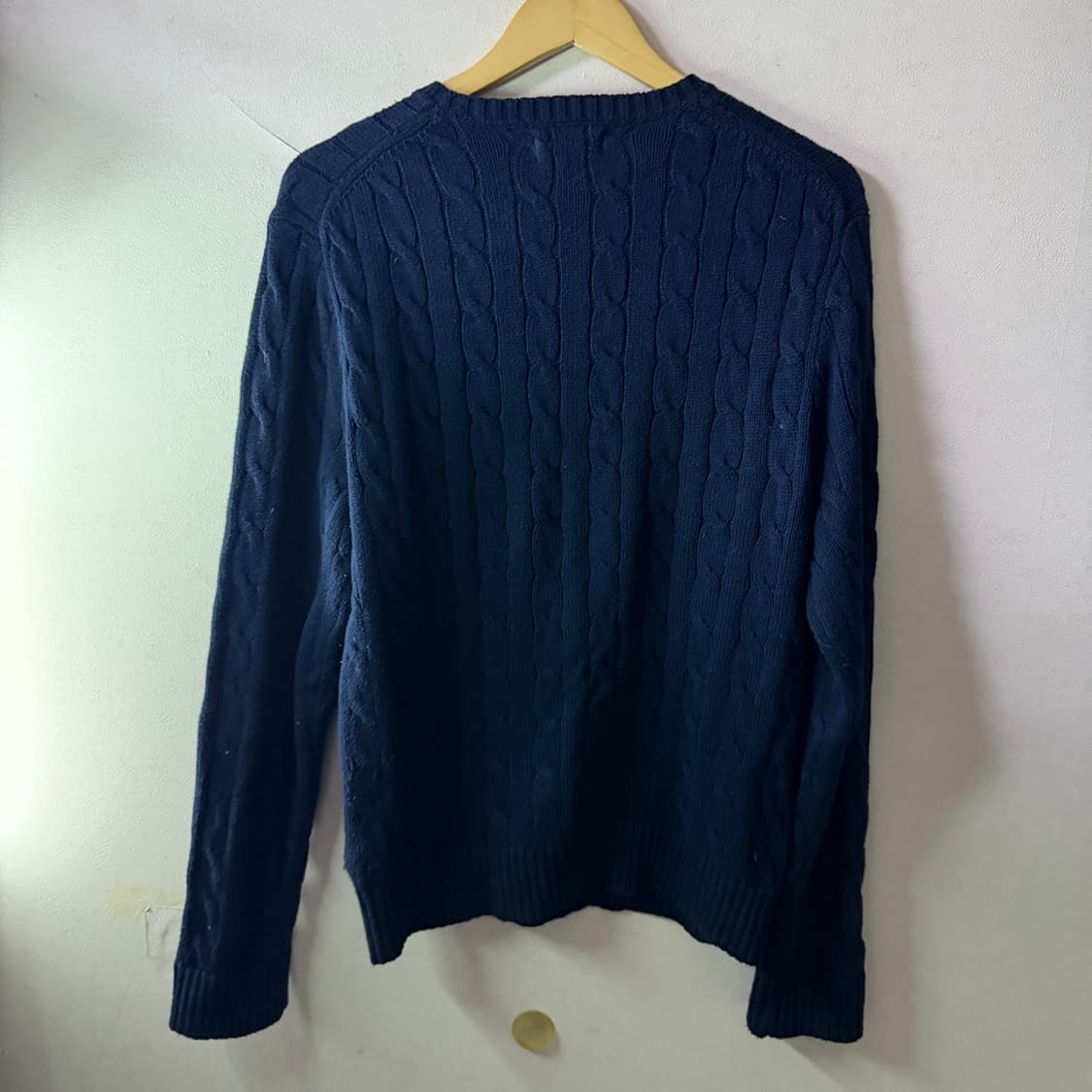 폴로 랄프로렌 라운드넥 코튼 니트 M (남성 100정도) 상품이미지5