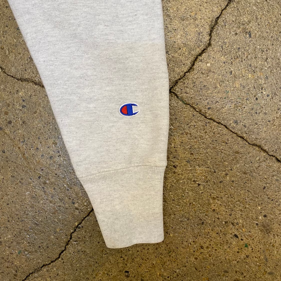 USA 미국 빈티지 리버스위브 챔피온 크롭 맨투맨 회색 상품이미지6