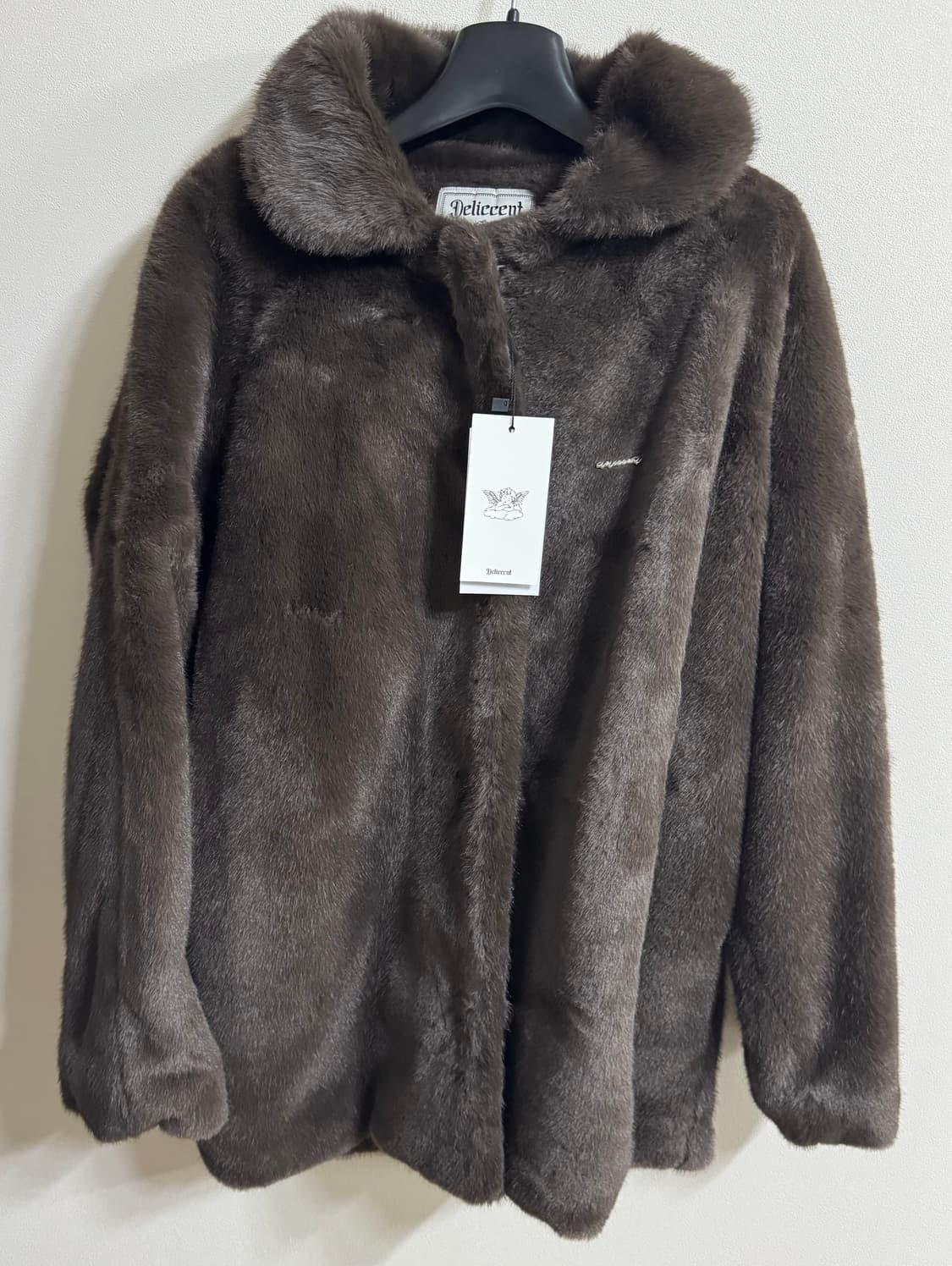 [새상품] 델리센트 시어링 퍼 코트 상품이미지3