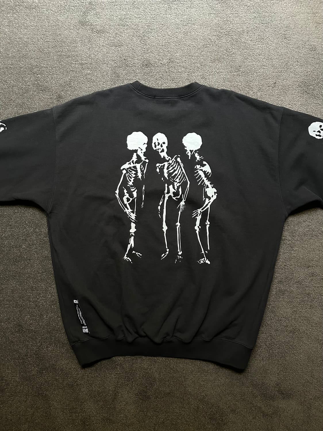 LMC 해골 프린팅 맨투맨 블랙 L 상품이미지3