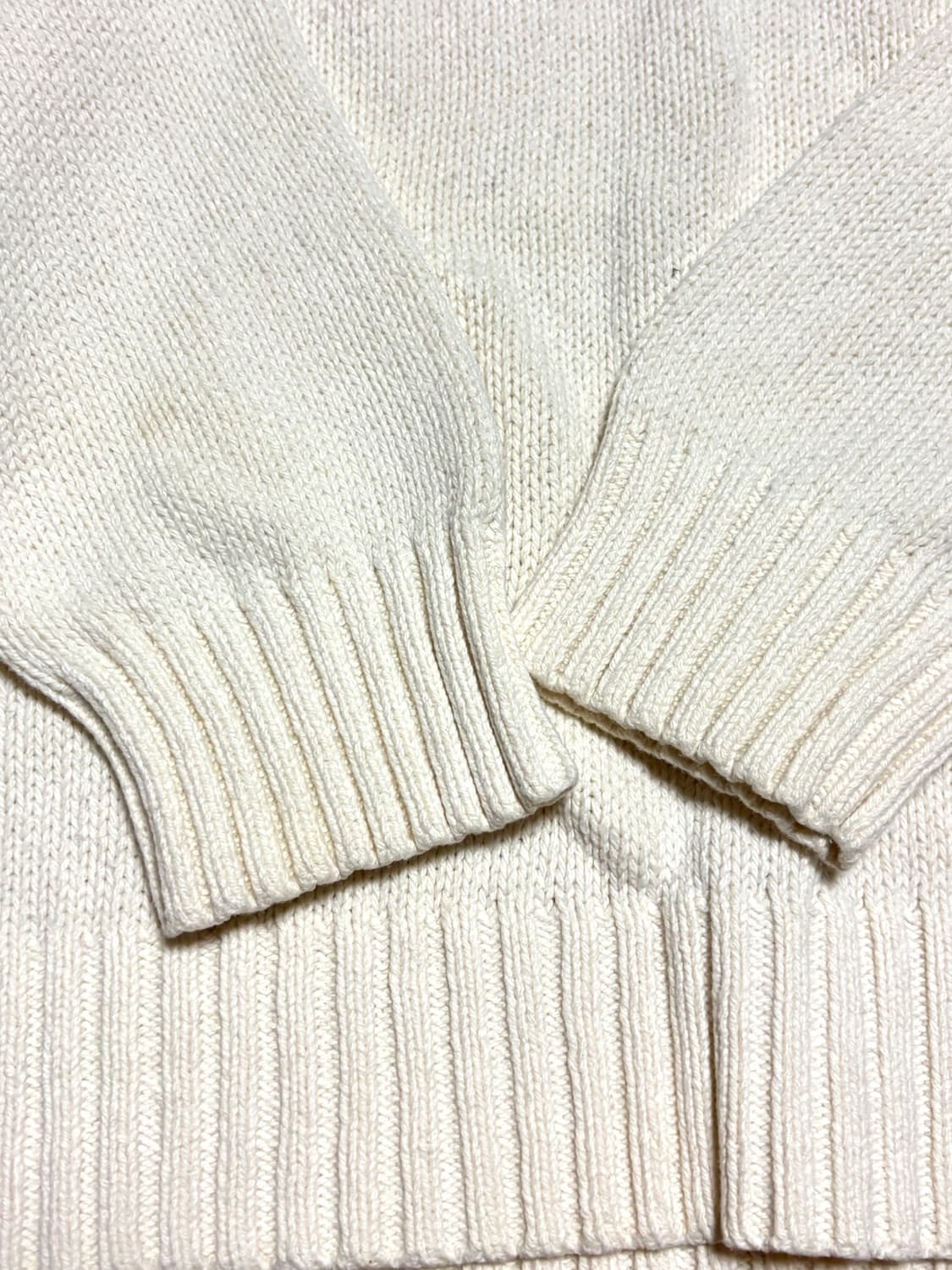 폴로 랄프로렌 아이보리 크림색상 니트 상품이미지9