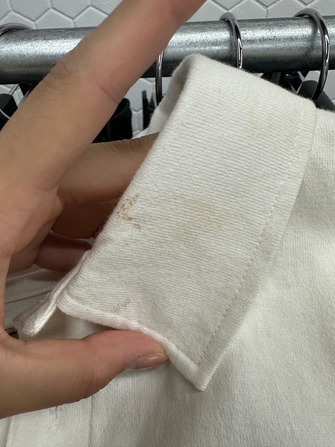 밴슨 레더 큐빅 스컬 PK 티셔츠 상품이미지8