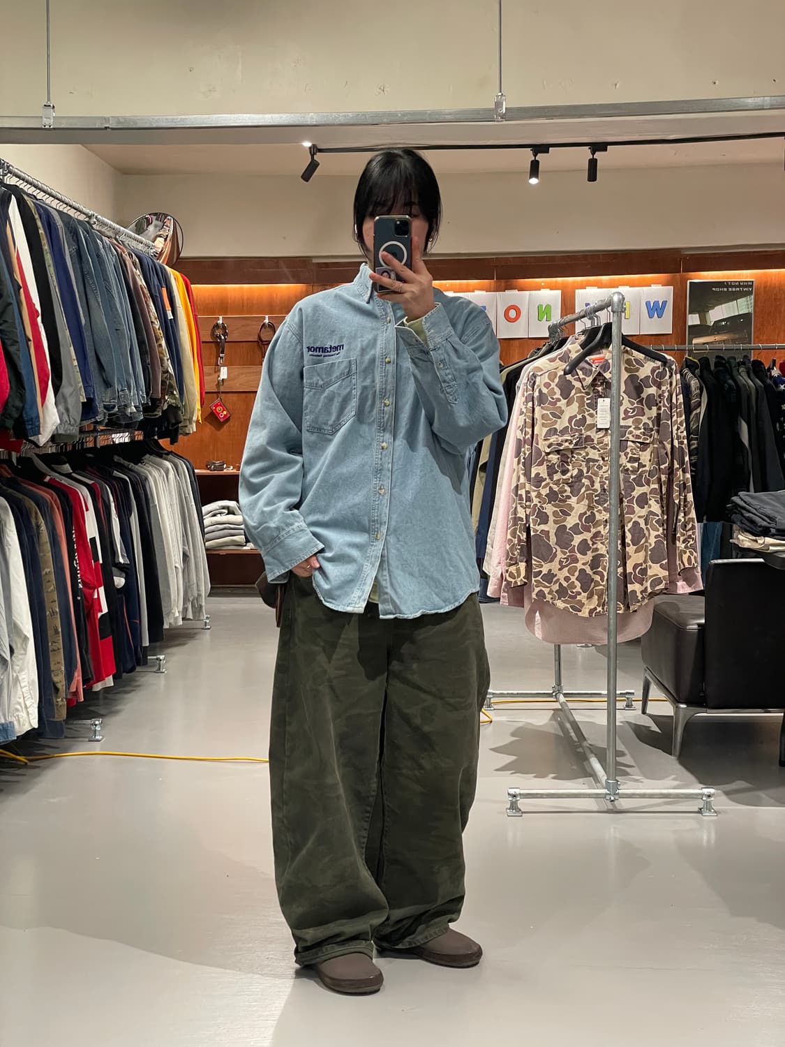 빈티지 데님 셔츠   상품이미지2