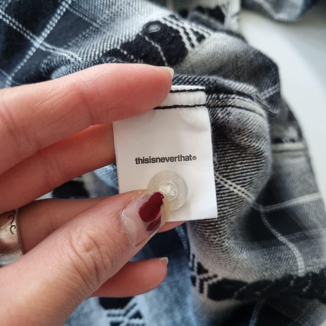 디네뎃 체크 셔츠 상품이미지6