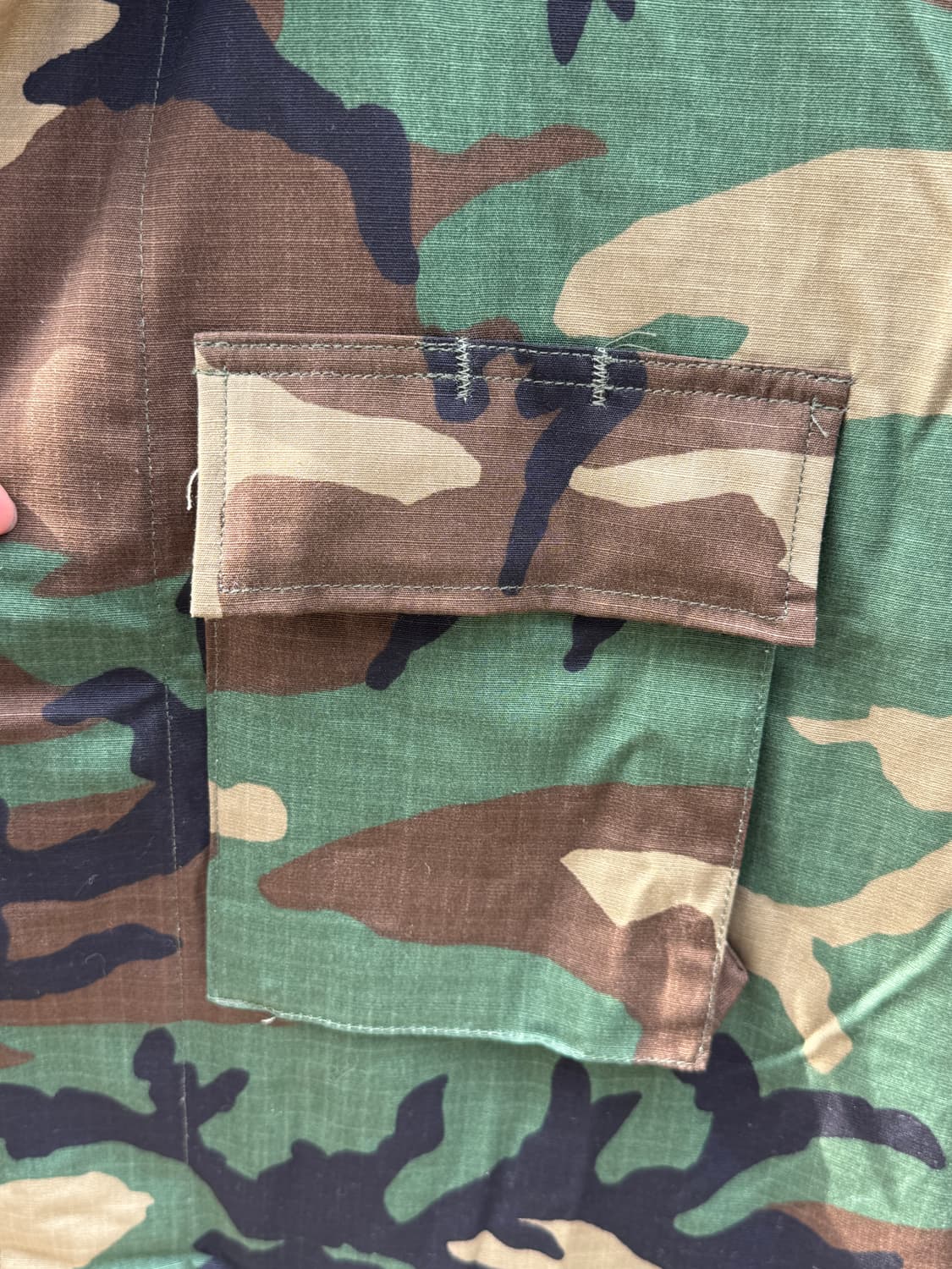 90s 미군 BDU 우드랜드 카모 셔츠 (M-R) 상품이미지2