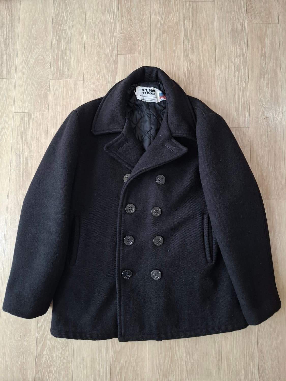 42 쇼트 U.S. 740N 블랙 피코트 상품이미지1