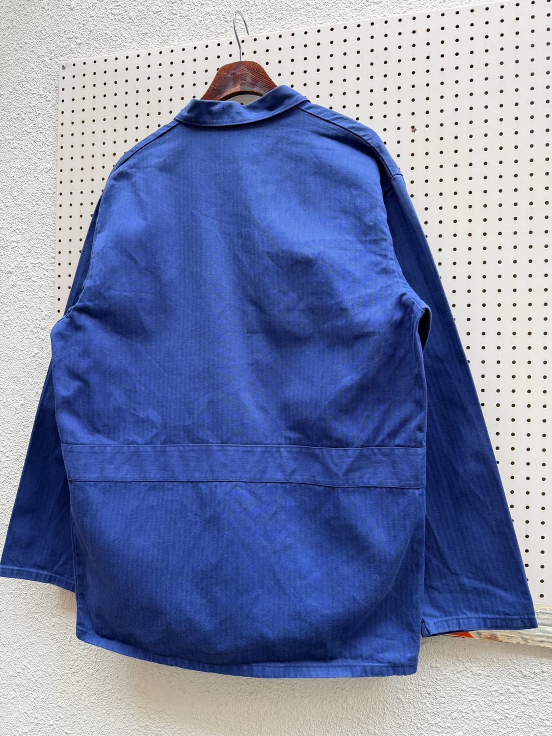 WASHED HBT OLD VINTAGE FRENCH 헤링본프렌치워크자켓 상품이미지9