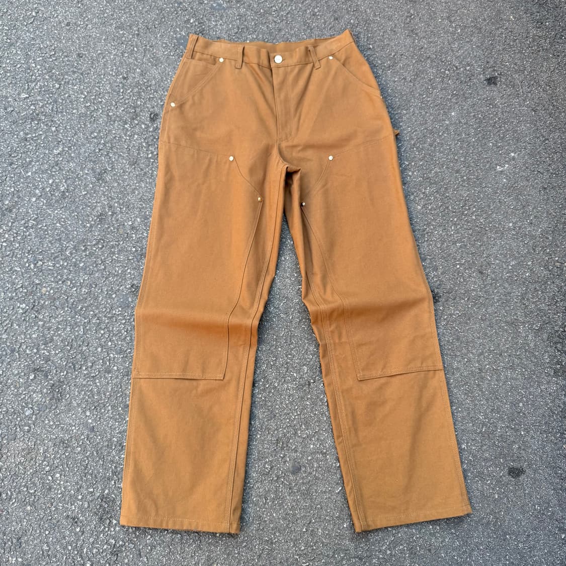 칼하트 더블니 팬츠 브라운 상품이미지1