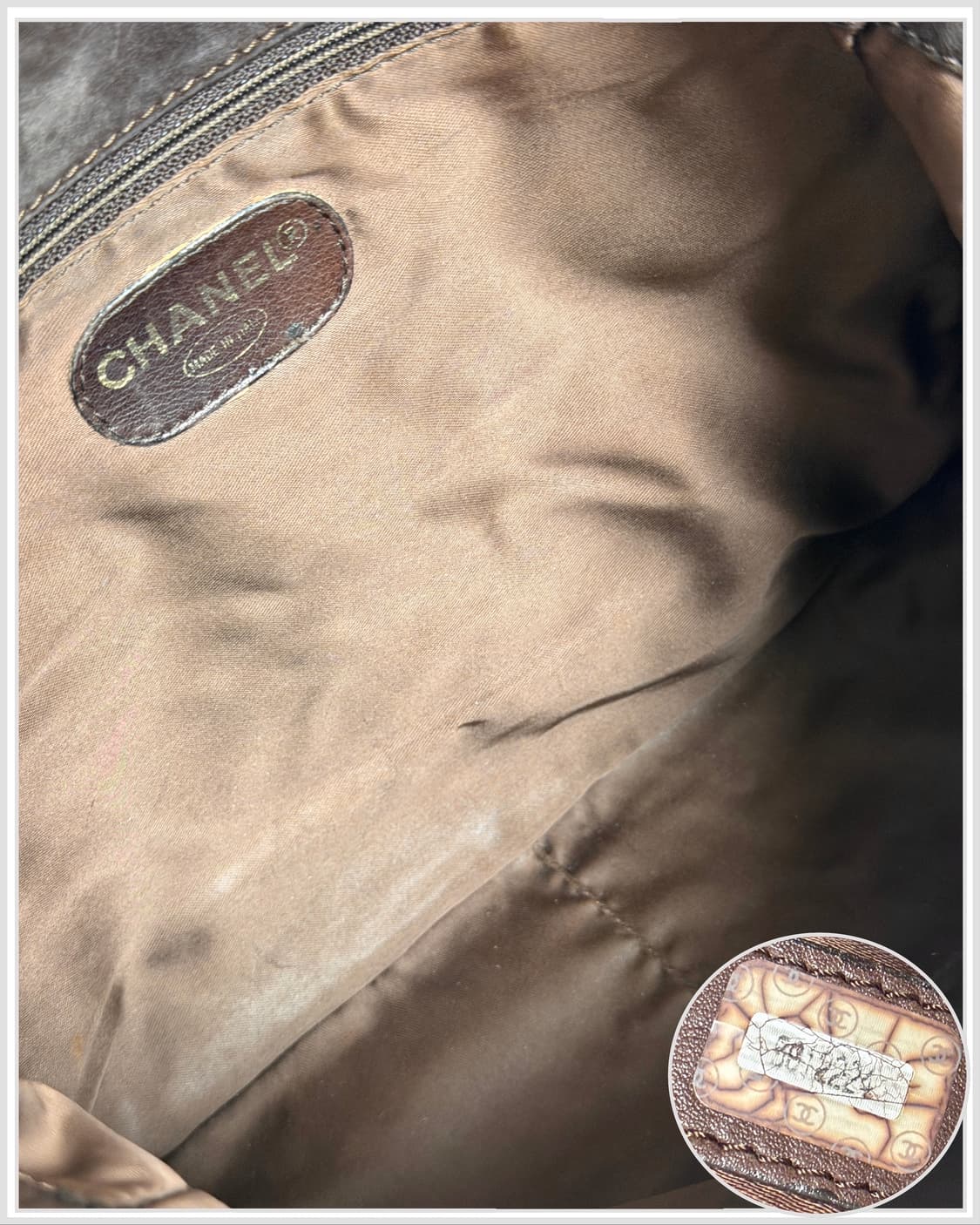 샤넬 스웨이드 CC 로고 테슬 플랩 숄더백 상품이미지10