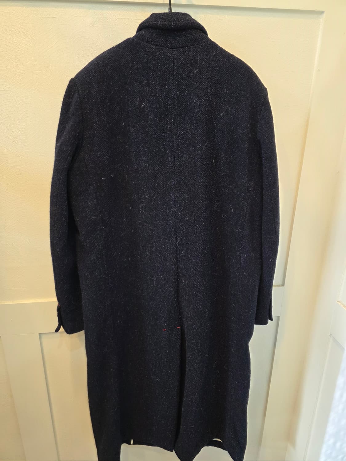 비아 플레인 월리엄 울  코트 네이비 상품이미지3