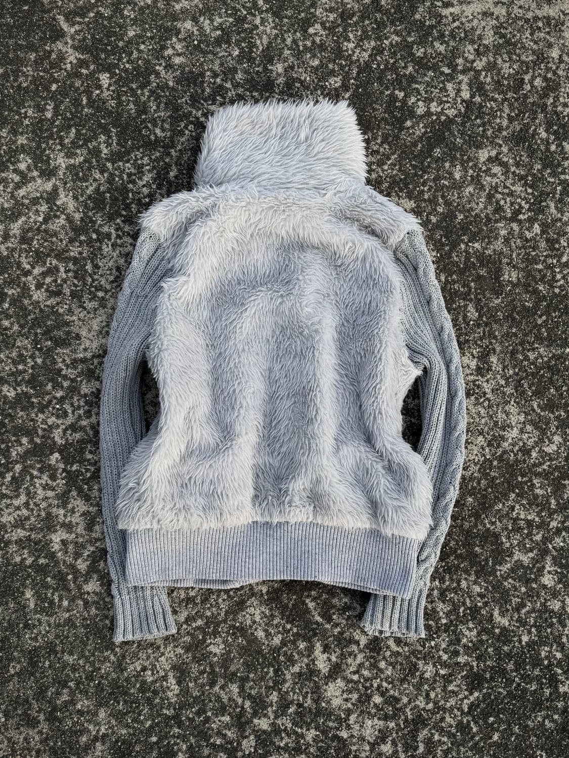 Gray Fur Zip Up 상품이미지4