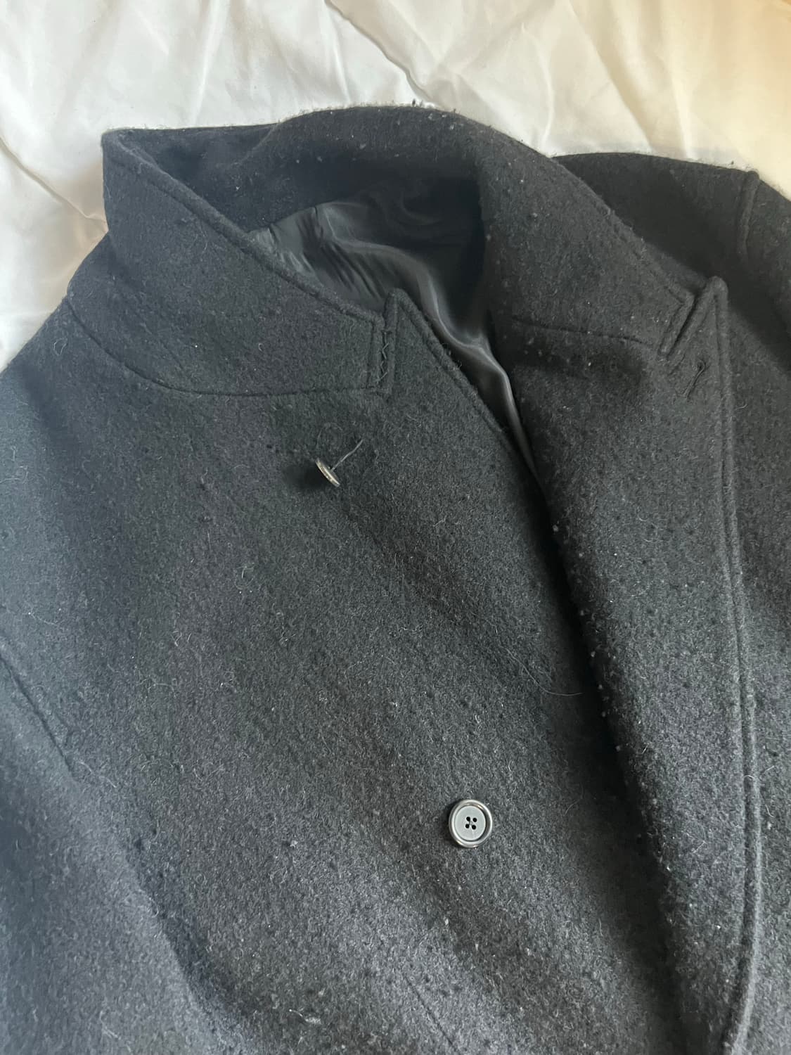 유스 보일드 울 더블 코트 L 상품이미지7