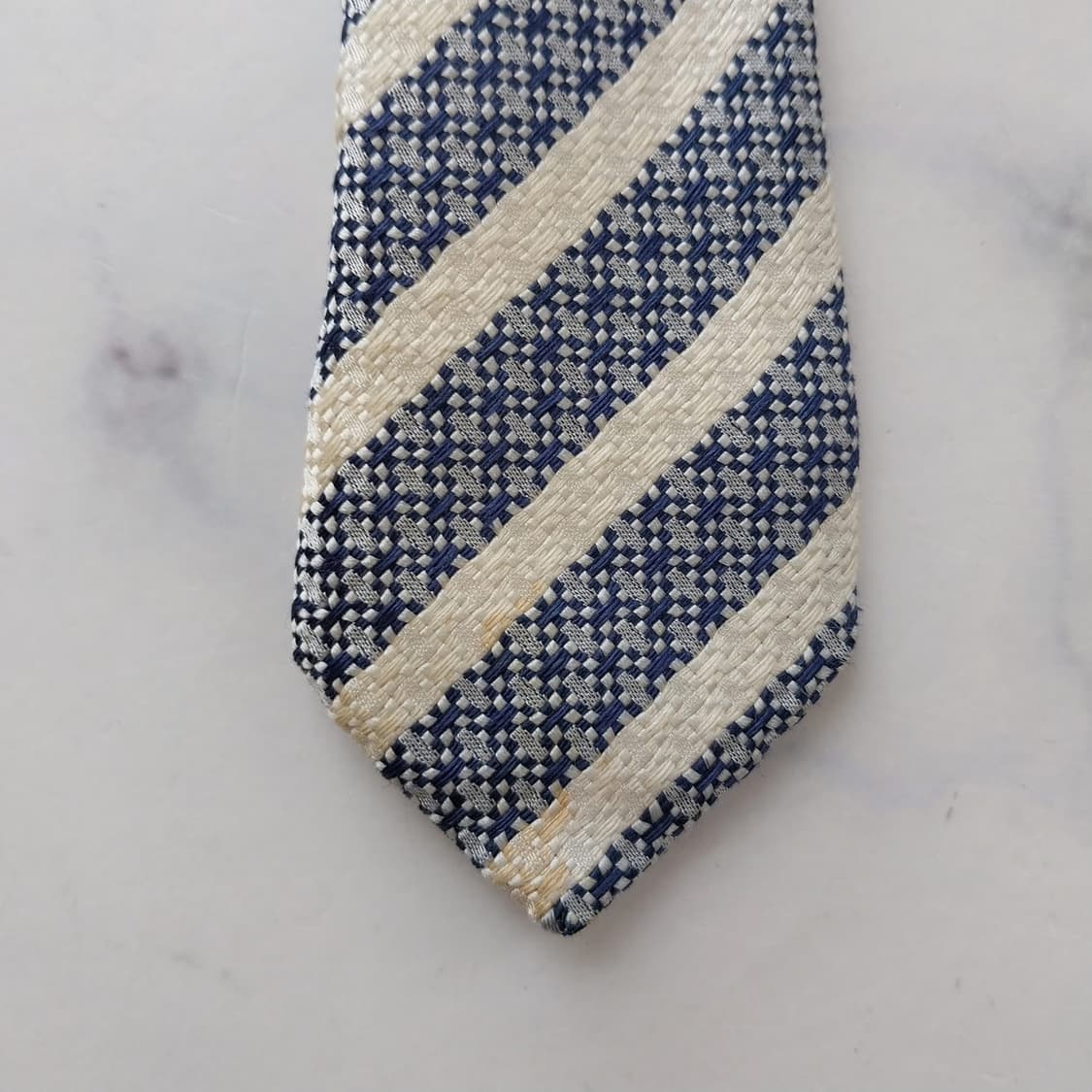 에르메네질도 제냐 실크 네이비 넥타이 8.7cm A+~A등급 K2541 상품이미지10