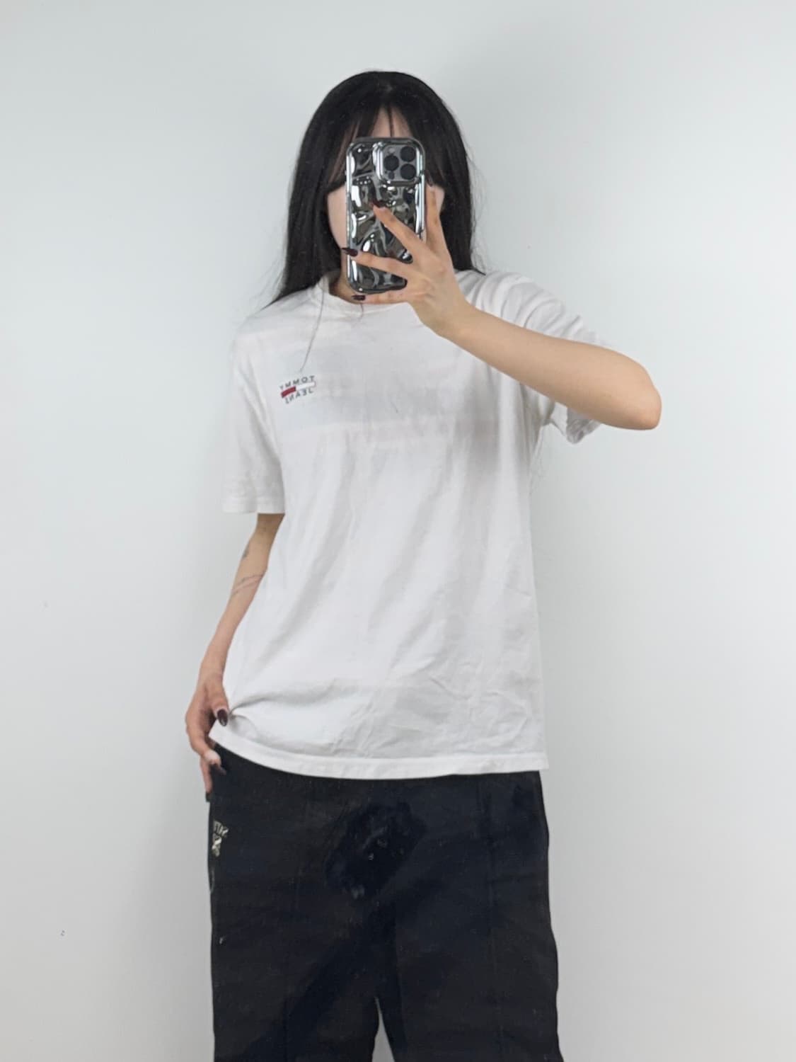 타미진스 크루넥 반팔 티셔츠 E74 상품이미지1