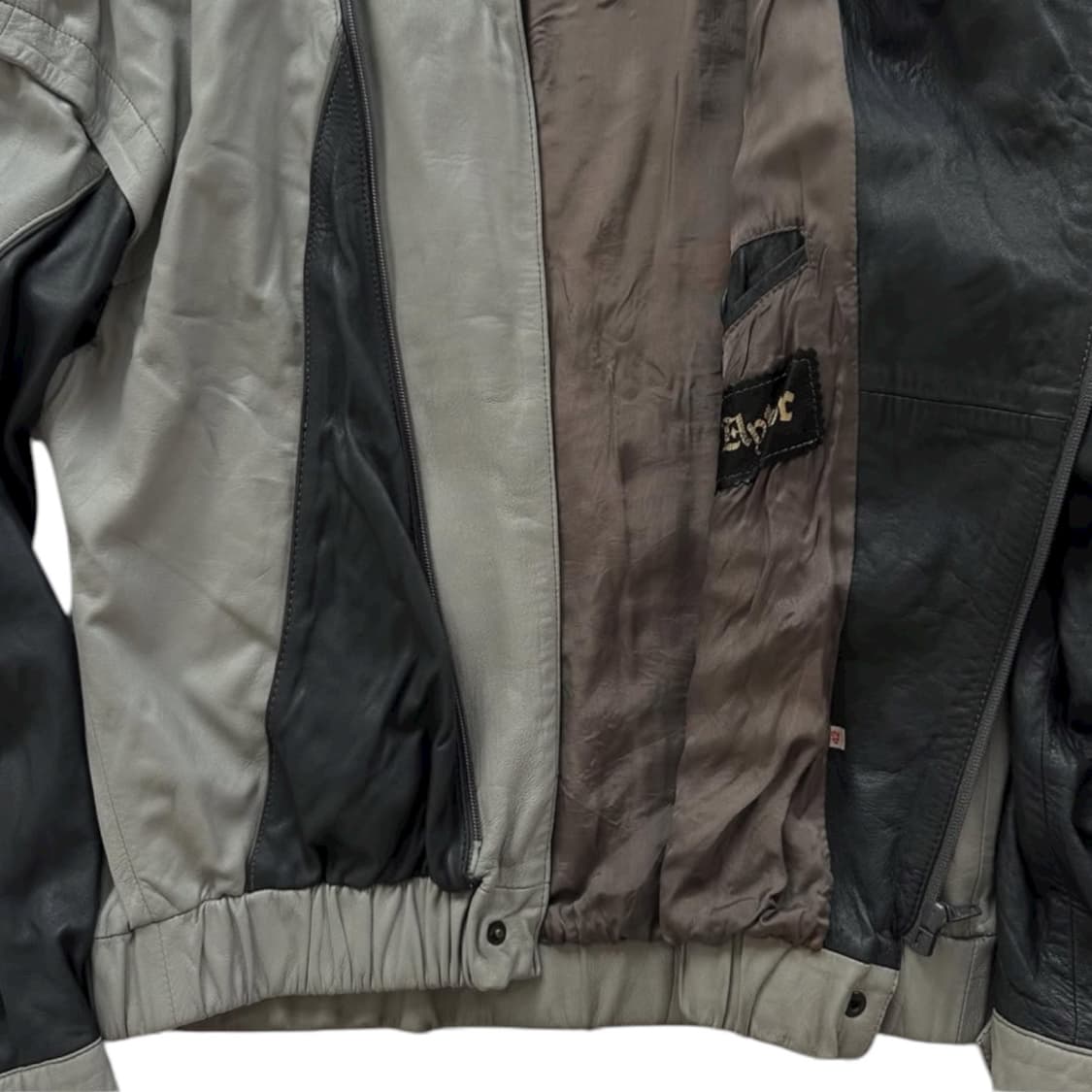 VINTAGE Two-tone panel rider jacket 상품이미지5